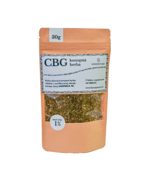 1% CBG konopná herba Santhica 30g 1% CBG konopná herba Santhica 30g